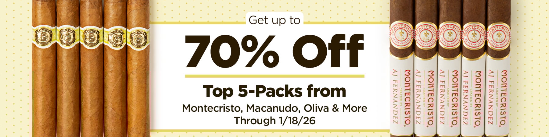 5-pack sale - up to 70% off