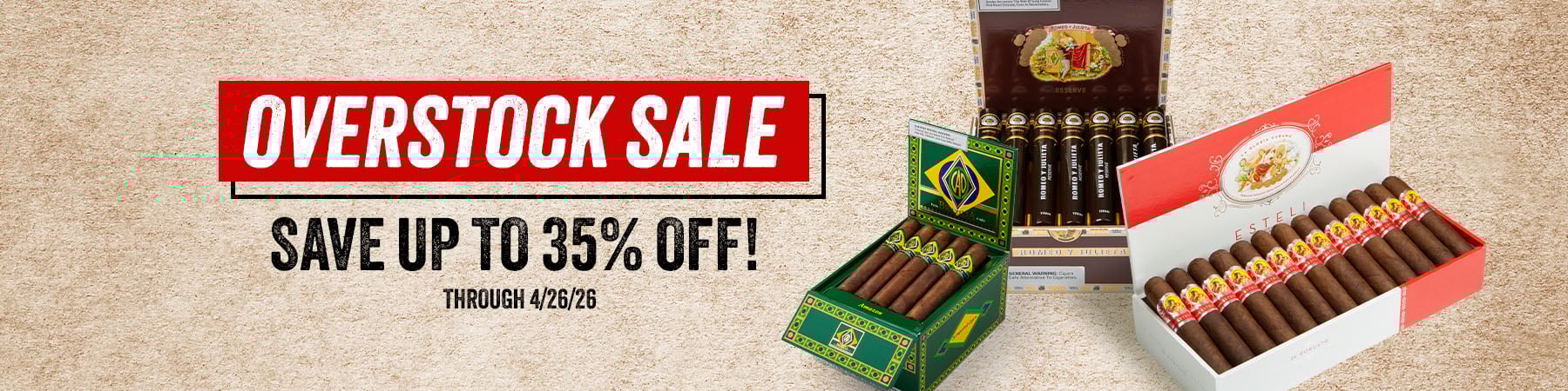 Overstock Sale - up to 35% off