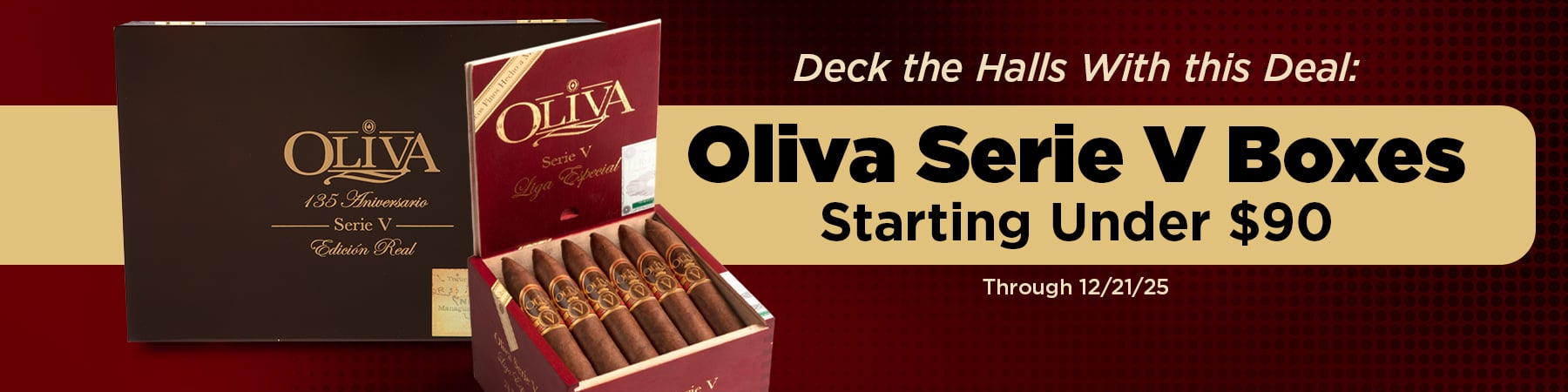 Oliva Box Deal - OSV135EL - $89.99 / OSVBBF - $149.99