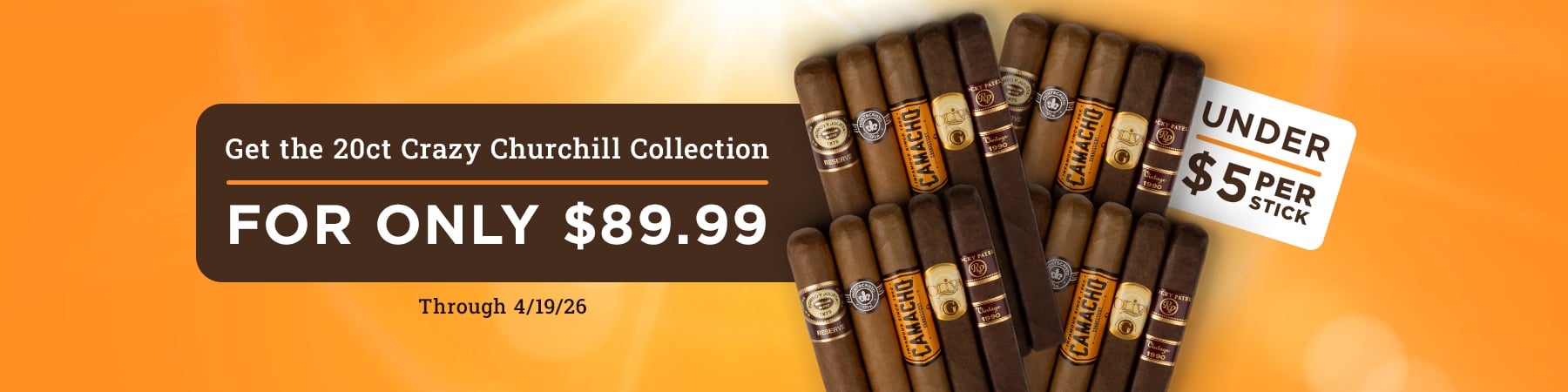 20ct Crazy Churchill Collection - Only $89.99