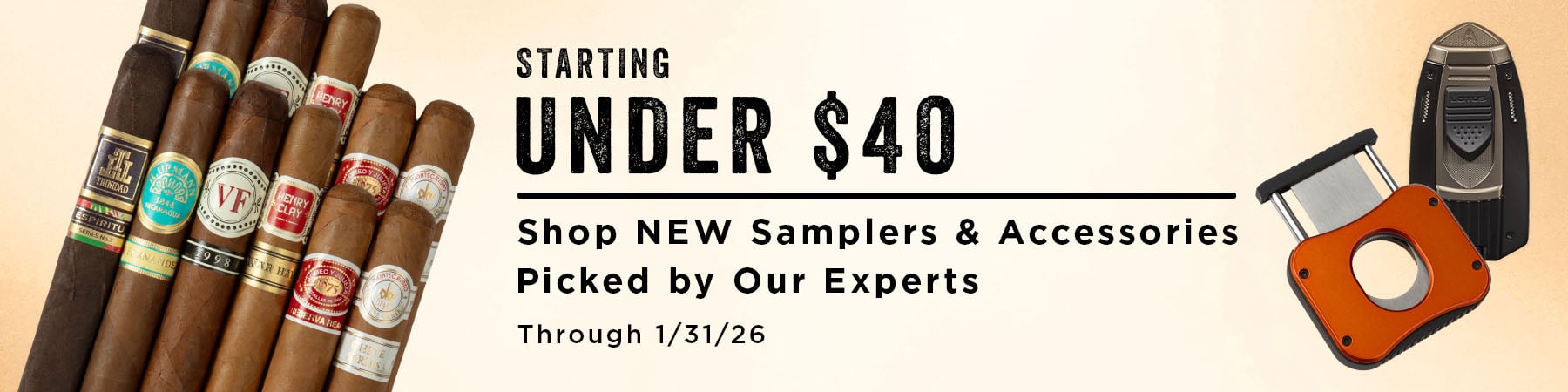 New Samplers + Accessories - starting under $40