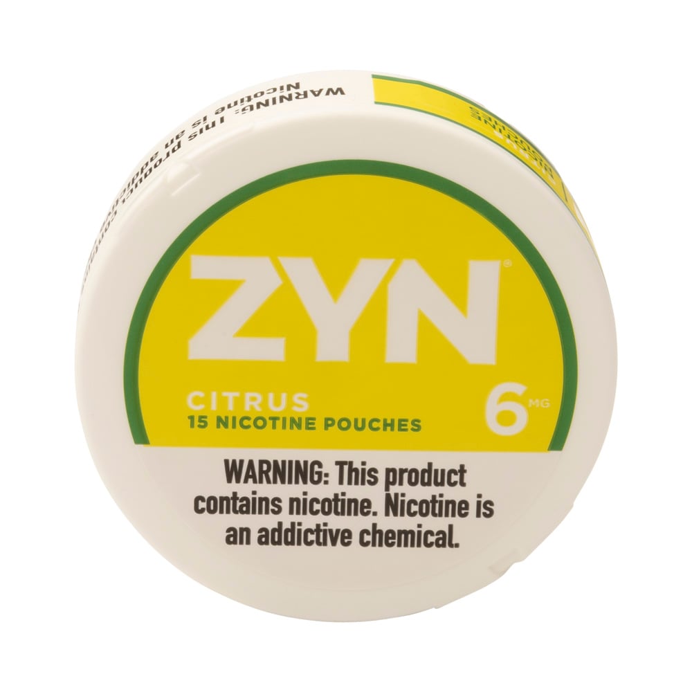 6mg zyn to cigarettes ZYN Citrus 6MG Nicotine Pouches - 15 Count Can