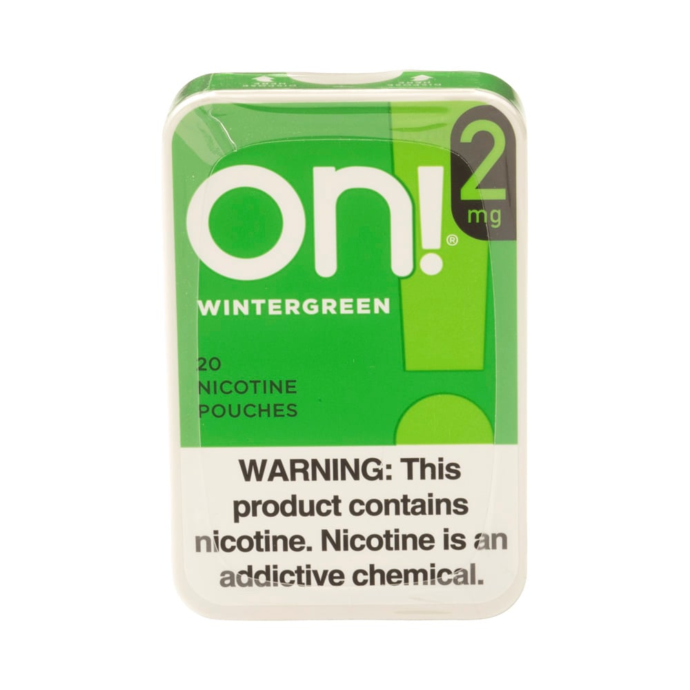 2mg tobacco pouch ON! Wintergreen 2MG Nicotine Pouches - Single Pack