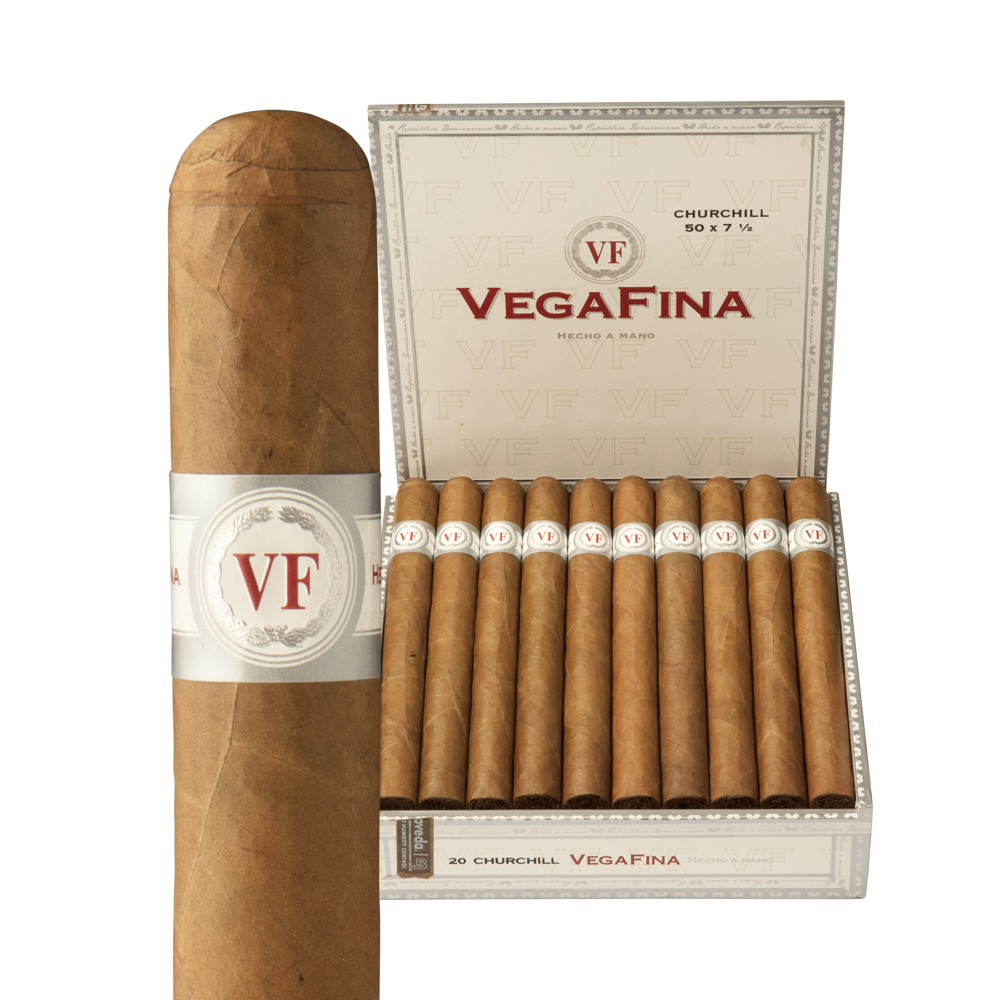 VegaFina Churchill Ecuador Connecticut Parejo Box of 20