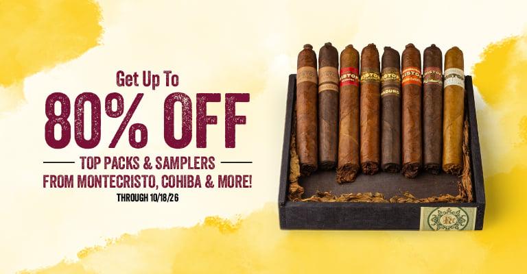 Get up to 80% off select Pack and Sampler purchases