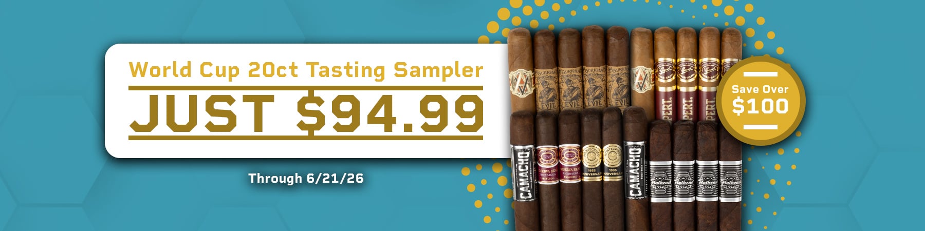 Get a 20ct Tasting Sampler Only $94.99