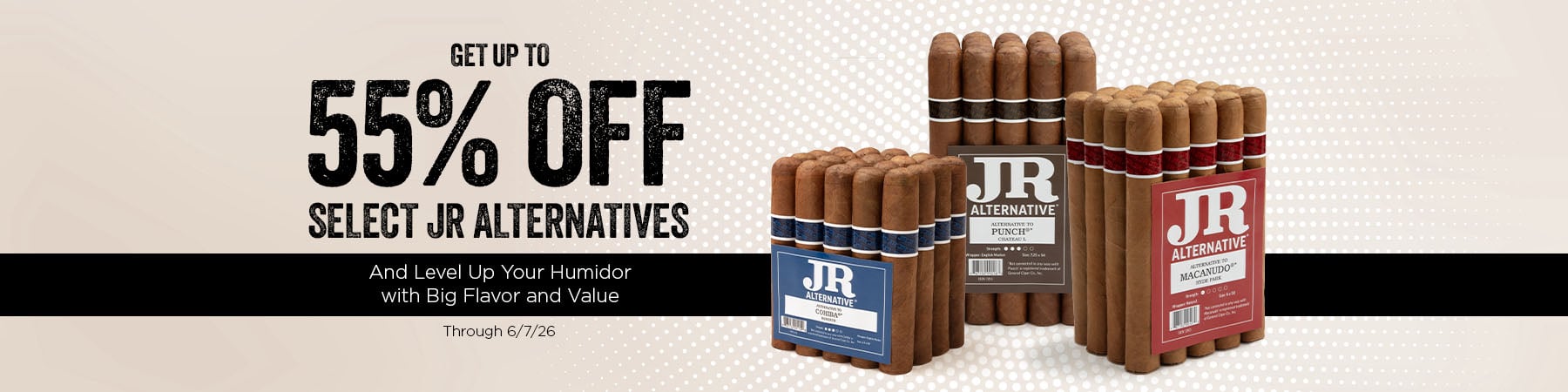 Get Up to 55% off JR Alternatives
