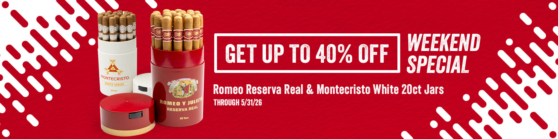 Get up to 40% off