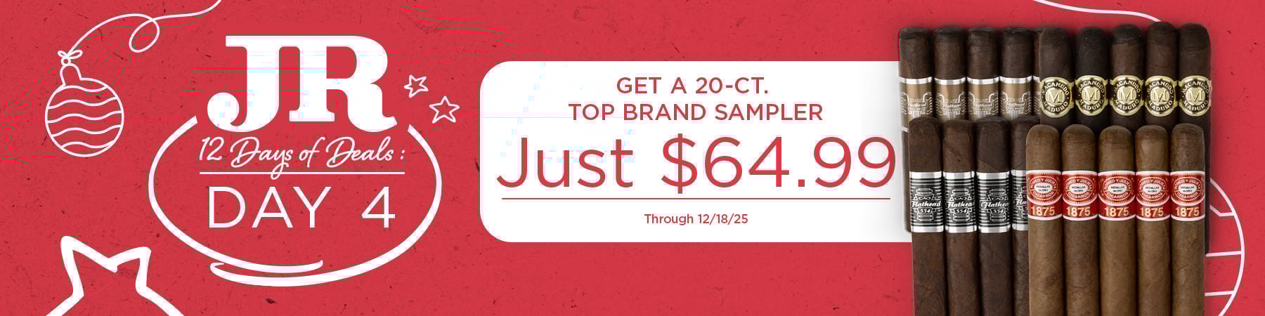 Get a 20ct Top Brand Sampler Only $64.99