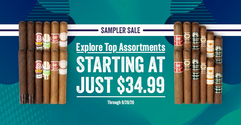 Get a Top Sampler Sale - Starting at $34.99