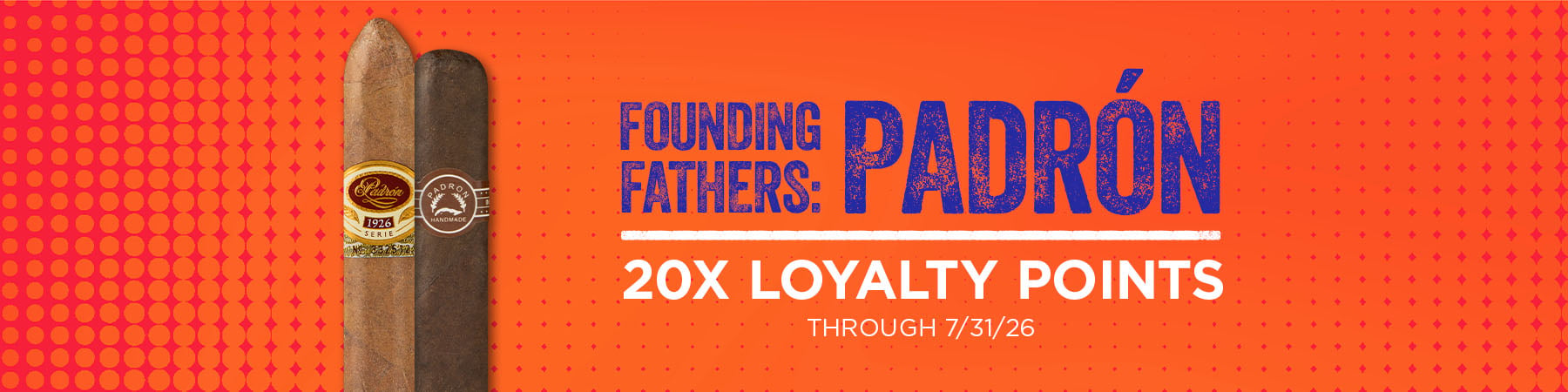 tobacco loyalty program Points Expire March 31st Padron - 20x Loyalty