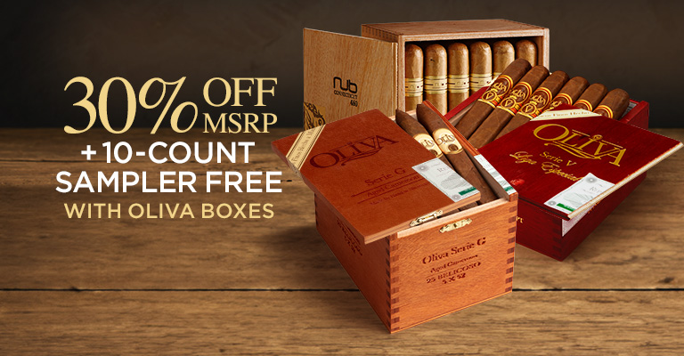 30% Off MSRP + 10 Cigars Free