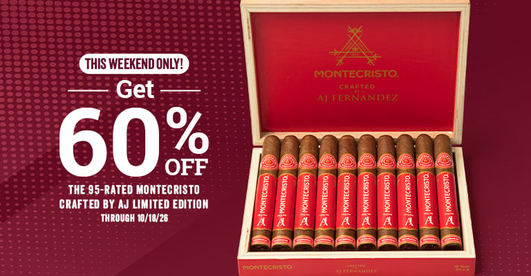 Get 60% off Montecristo Crafted by AJ L.E