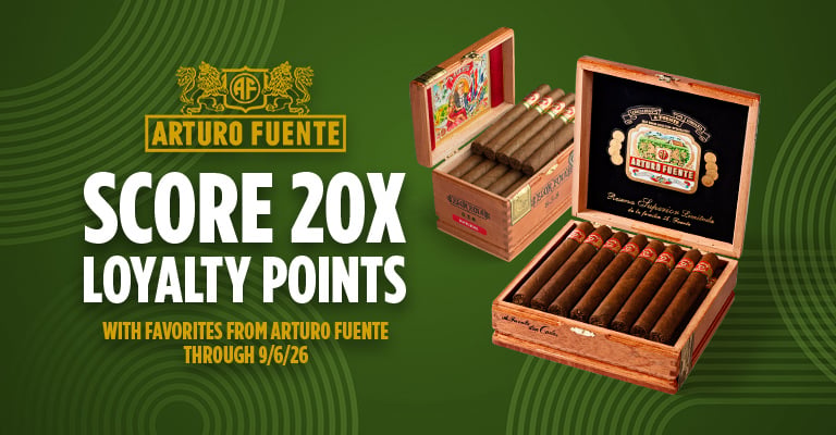 Get 20x loyalty points and a select Fuente purchases