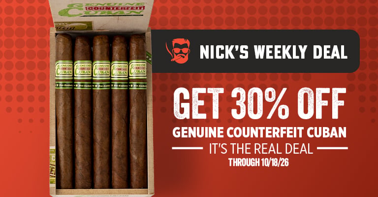 Get 30% off Genuine Cuban Counterfeit