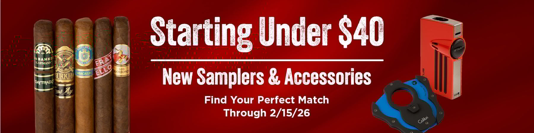 Get new samplers and accessories starting under $40