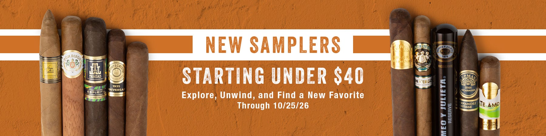 Get New Sampler Sale Starting under $40