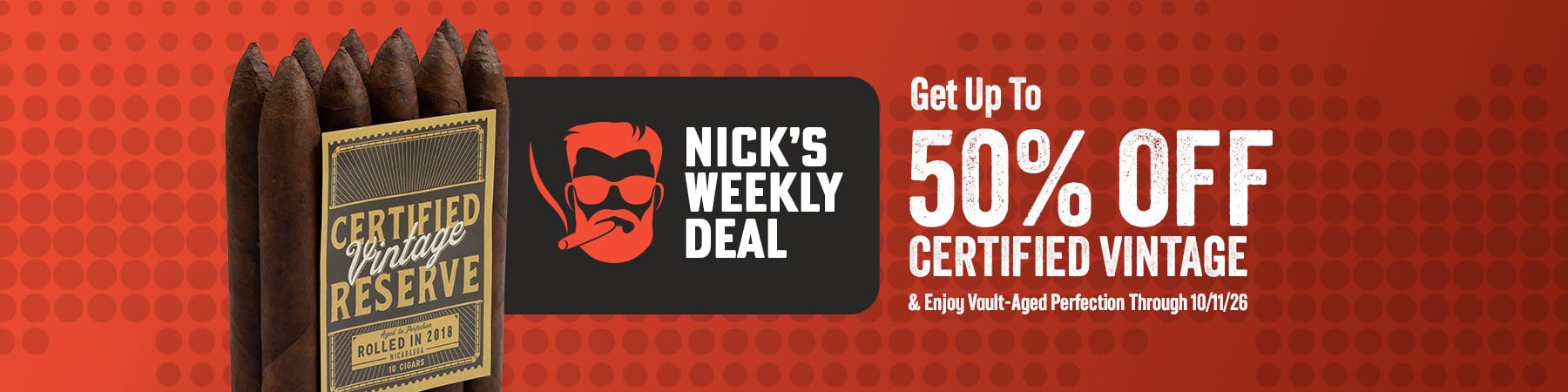 Get up to 50% off on select Certifed Vintage purchases