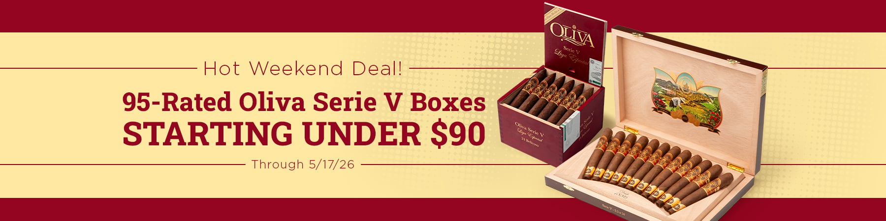 Get hot ncigars Starting Under $90