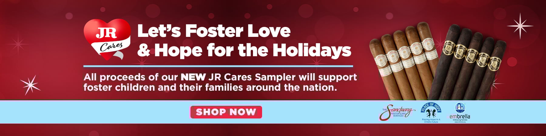 JR Cares Sampler supporting children and families in the foster care system