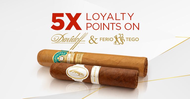 5x Loyalty Points on Davidoff & Ferio Tego