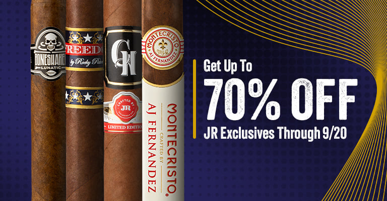 Get up to 70% off of JR Exclusive