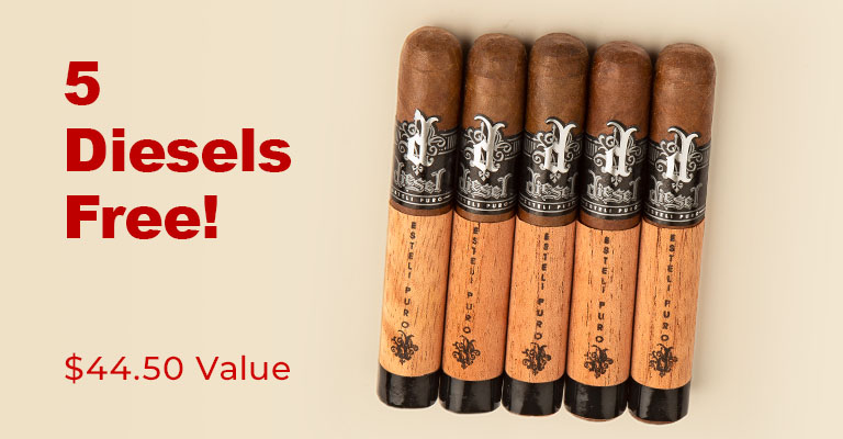5 Diesel Cigars Free