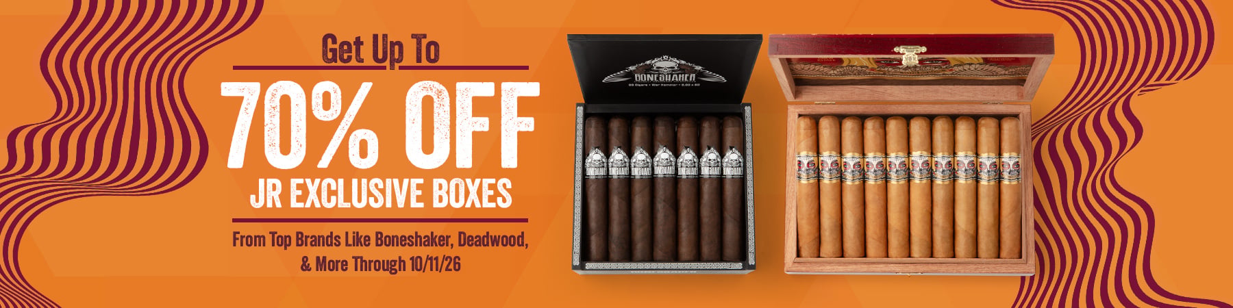 Get 70% Off JR Exclusives Box Sale
