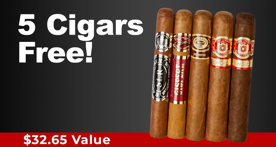 5 Cigars Free