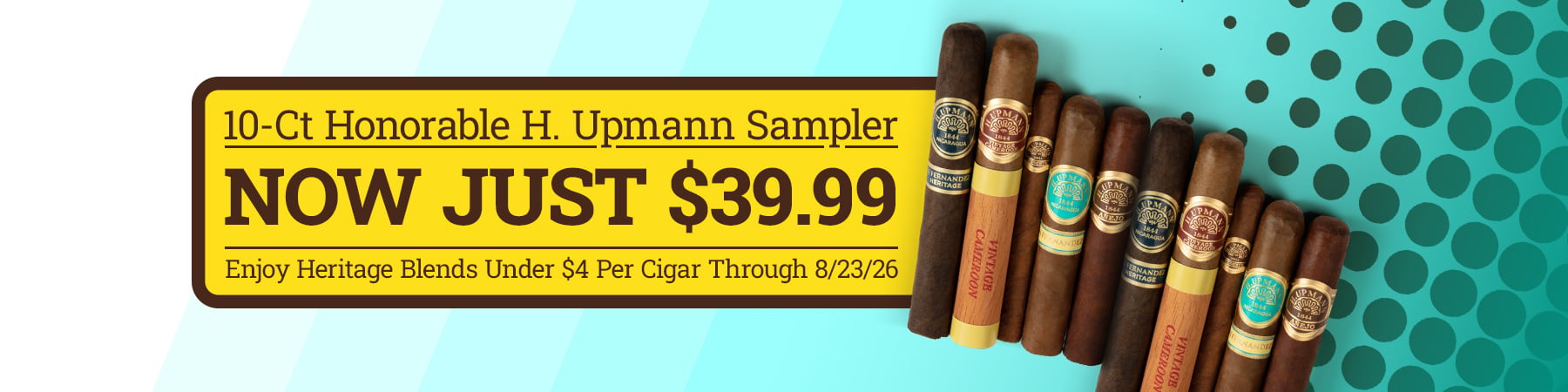 Get a 10ct Honorable H. Upmann Sampler for $39.99