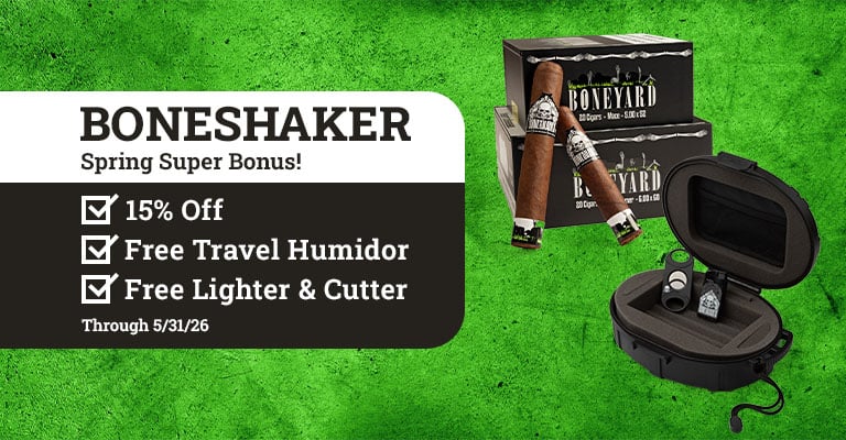Get 15% off Boneshaker + Free Accessories
