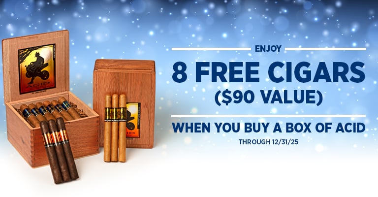 Buy a box of Acid, receive 8 free cigars