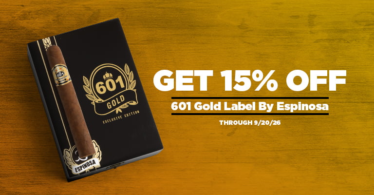 Get 15% off 601 Gold Label